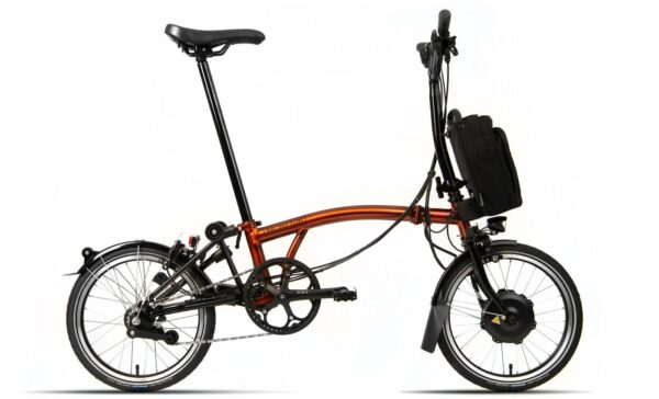 Brompton C-Line Electric Explore M (2022) - 16 Zoll 300Wh 6N Faltrad - Flame Lacquer